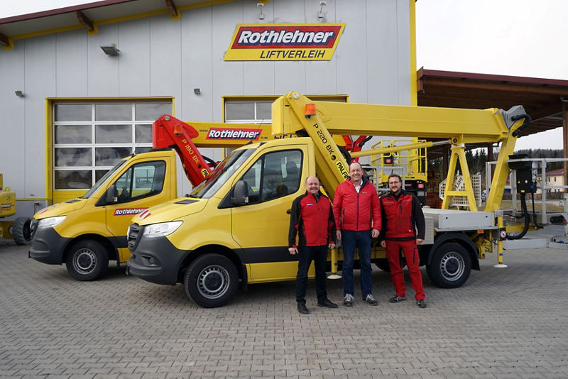 Rothlehner Liftverleih GmbH & Co.KG setzt weiter auf PALFINGER Hubarbeitsbühnen